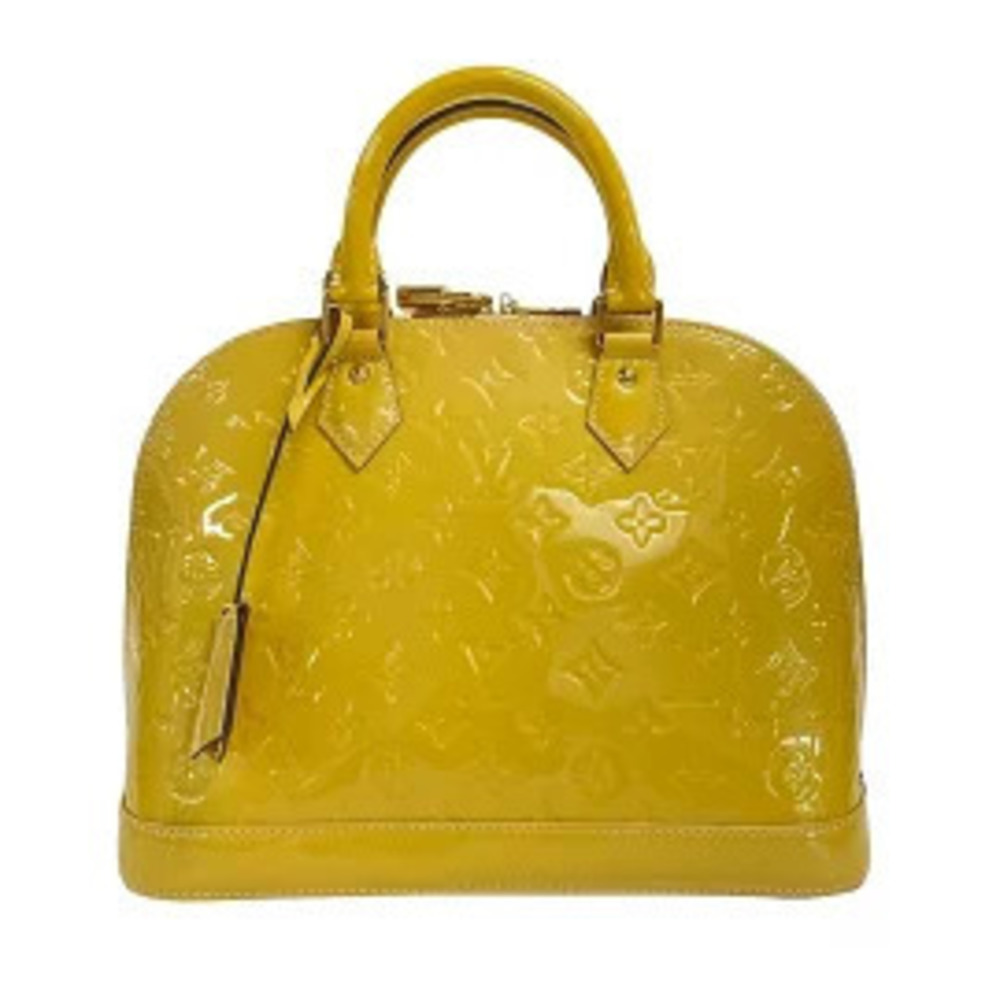 LOUIS VUITTON Alma Handbag Dune Brown Leather